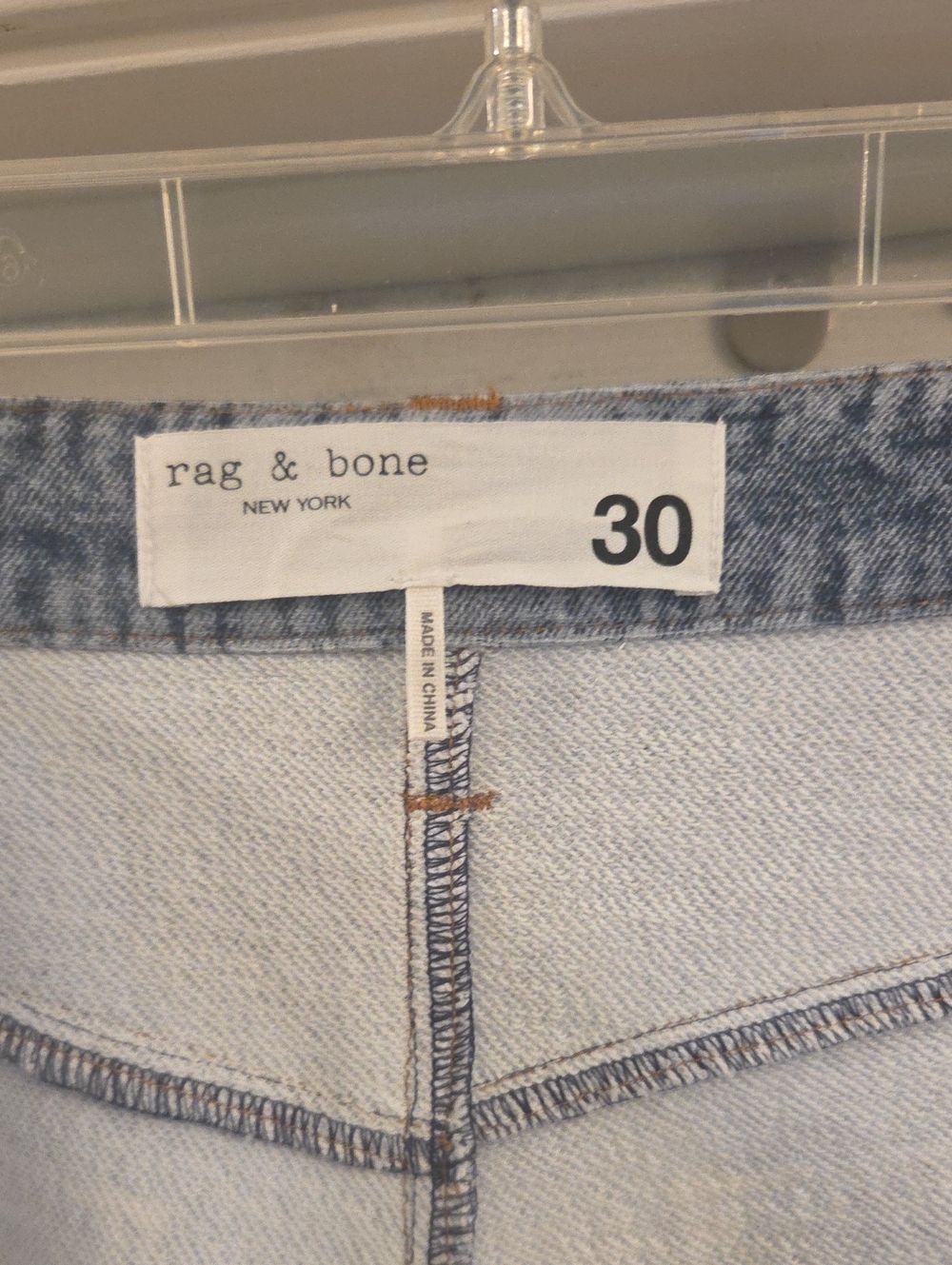 rag & bone Miramar Sofie Wide Leg Sweatpant Jeans Size 30 Zipper, Belt Loops - Picture 4 of 5